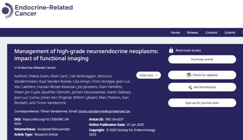 Thor Halfdanarson: Functional imaging in neuroendocrine neoplasms