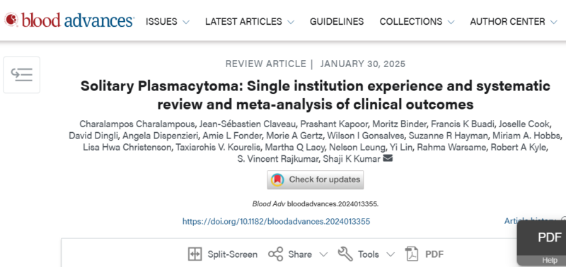 Myeloma Paper of the Day, February 10th, suggested by Robert Orlowski