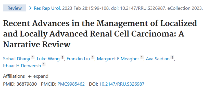 Miguel Bronchud: Good news for the commonest clinical kidney cancer