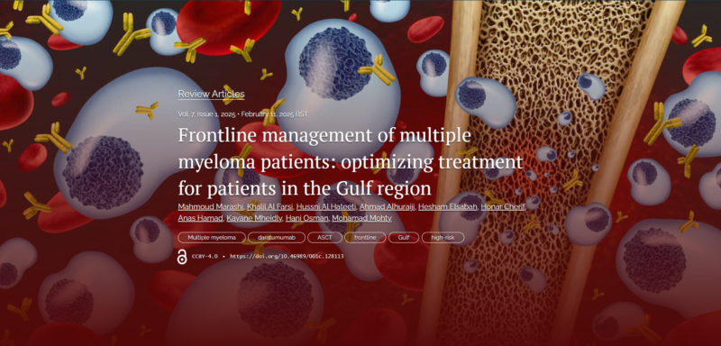 Mohamad Mohty: Frontline management of multiple myeloma patients