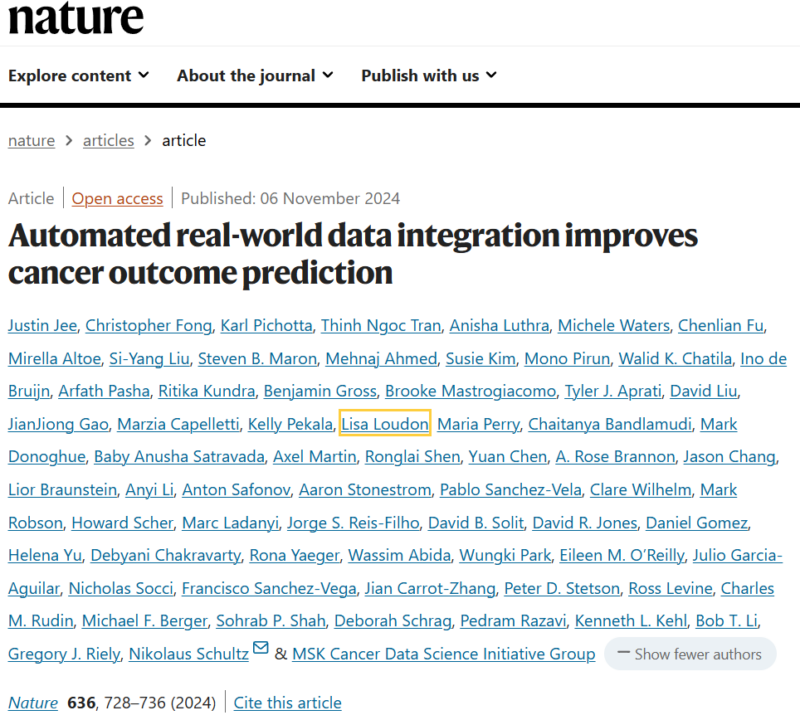 Hung Trinh: Automated real-world data integration improves cancer outcome prediction