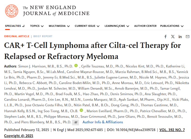 Myeloma Paper of the Day, February 12th, suggested by Robert Orlowski