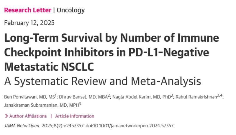 Yakup Ergün: Long-Term Survival by ICIs in PD-L1–Negative mNSCLC