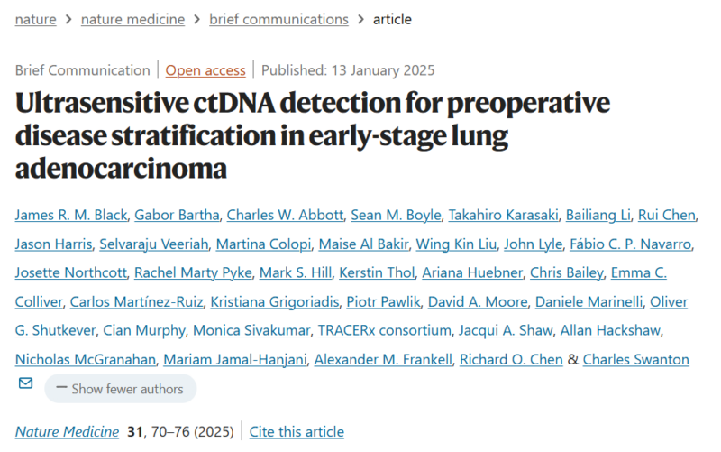 Svetlana Nikic: Exciting data demonstrating the superiority of WGS-based ctDNA detection approaches