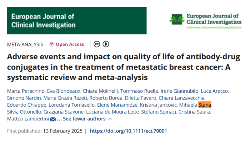 Mihaela Stana: The spectrum of adverse events during mBC treatment with ADCs