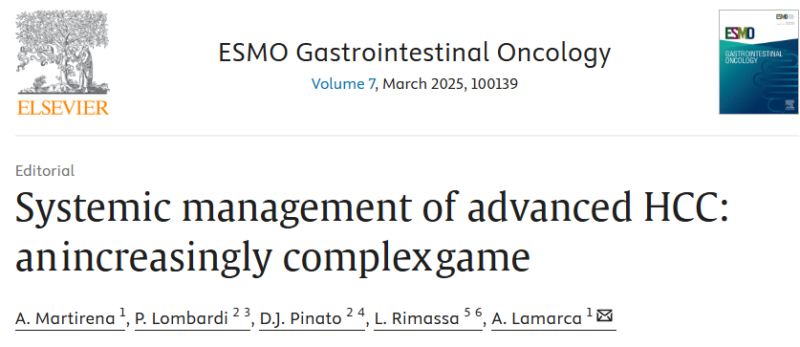 Angela Lamarca: Current management of advanced HCC