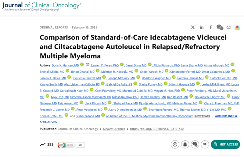 James Davis: Ide-cel vs cilita-cel in R/R multiple myeloma