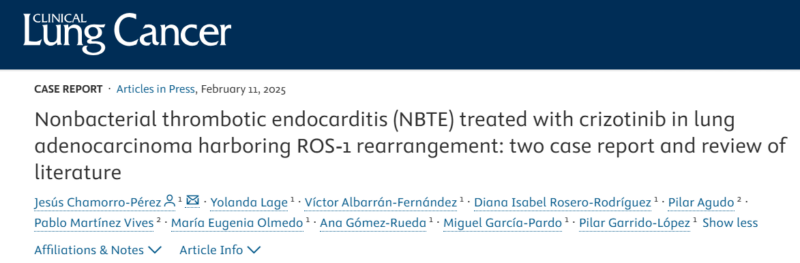 5 papers about Lung Cancer suggested by Stephen Liu