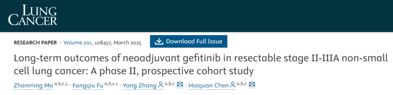 5 papers about Lung Cancer suggested by Stephen Liu