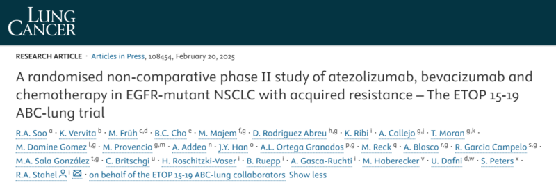 5 papers about Lung Cancer suggested by Stephen Liu