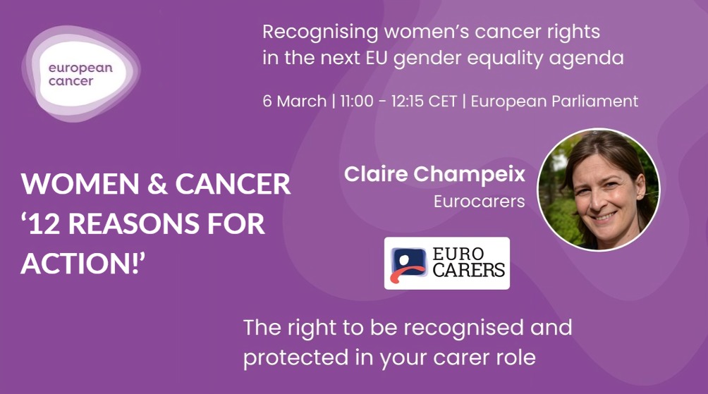 32 million women caregivers in Europe at heightened risk of poverty – European Cancer Organisation