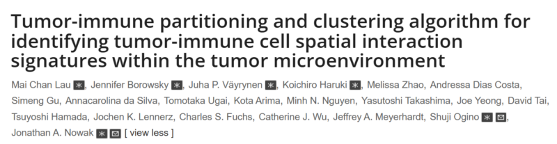 Joe Lennerz: Introducing the Tumor-Immune Partitioning and Clustering algorithm