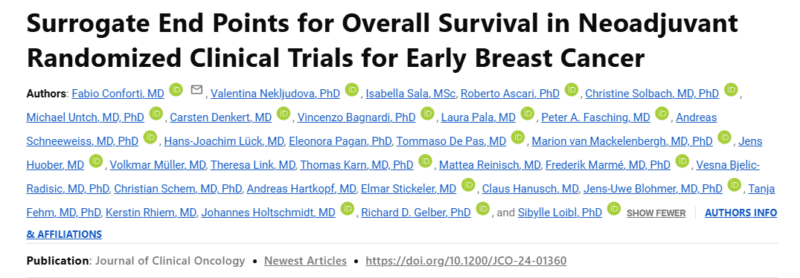 Yakup Ergün: Surrogate End Points for OS in Neoadjuvant RCTs for Early Breast Cancer