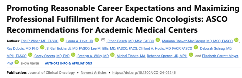 Rami Manochakian: Promoting Reasonable Career Expectations and Maximizing Professional Fulfillment for Academic Oncologists