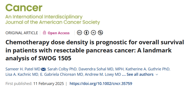 Flavio G Rocha: Dose density in neoadjuvant treatment for PDAC