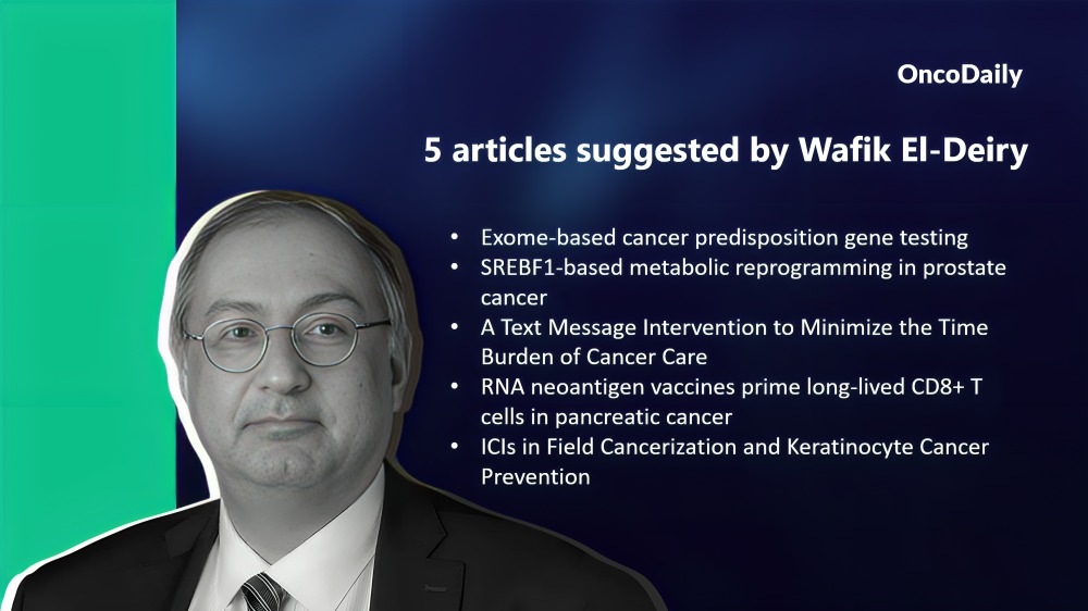 5 articles suggested by Wafik El-Deiry