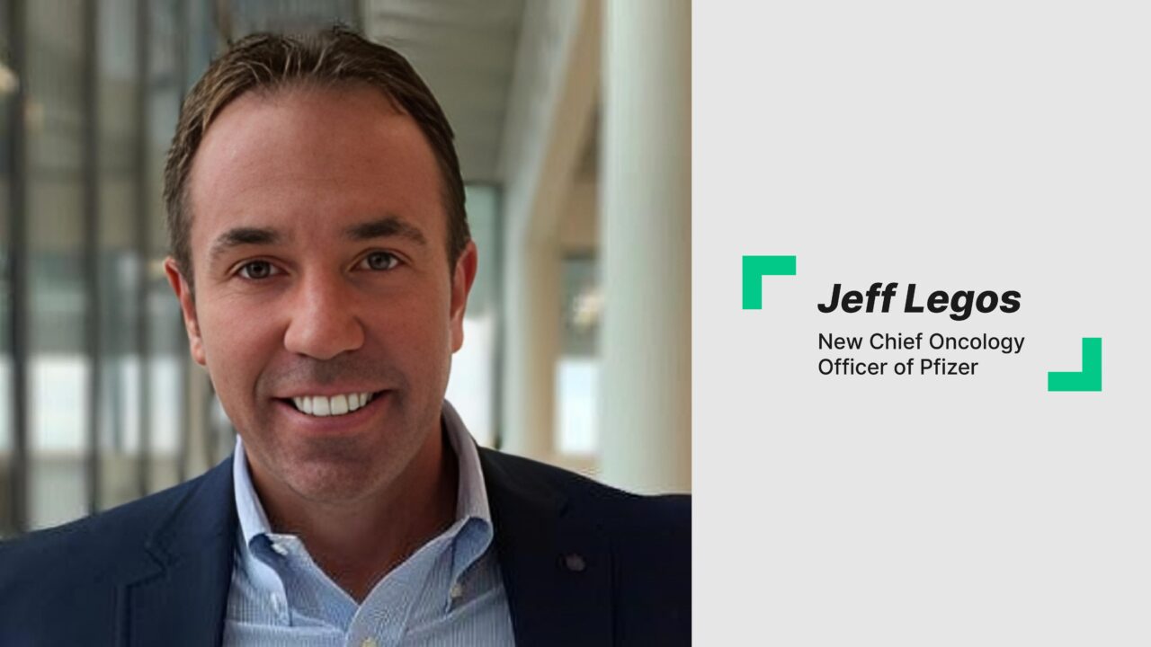 Pfizer Announced Jeffrey Legos As Their New Chief Oncology Officer