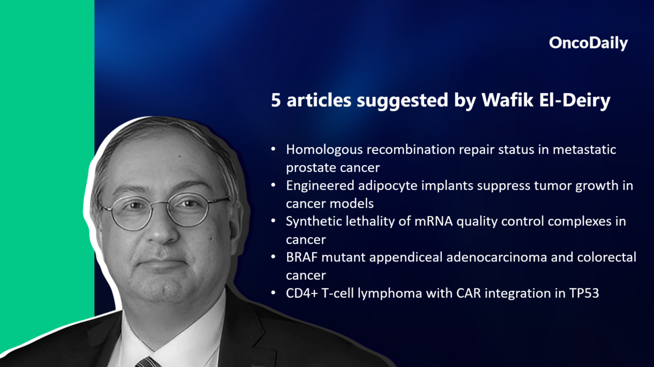 5 articles suggested by Wafik El-Deiry