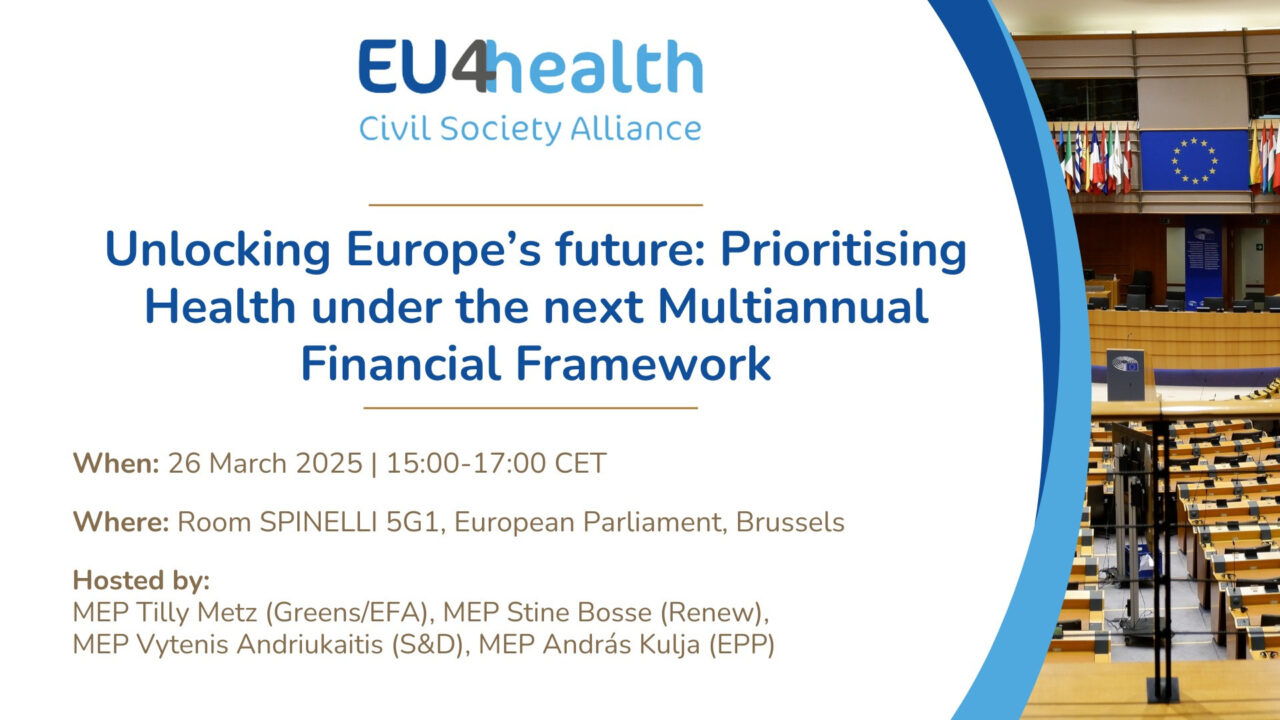 ‘Unlocking Europe’s future’ in the European Parliament – European Public Health Alliance