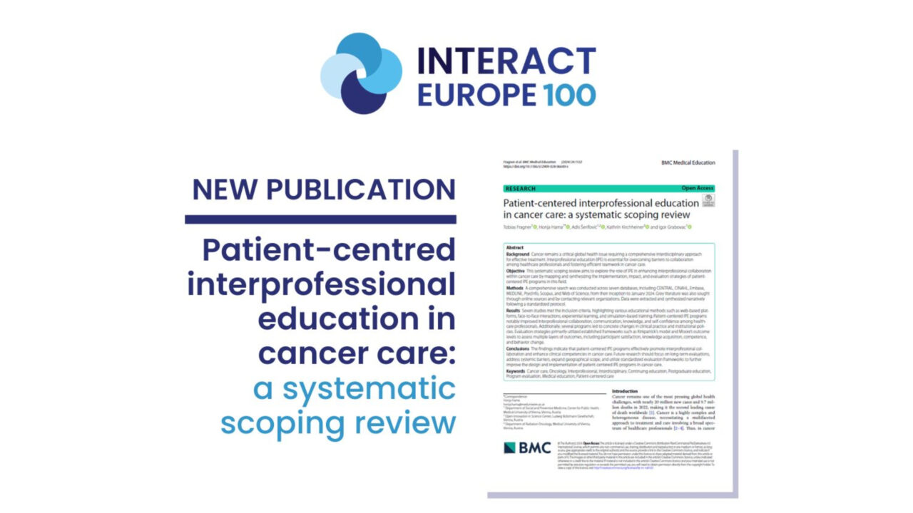 How can interprofessional education improve collaboration in Cancer Care? – European Cancer Organisation