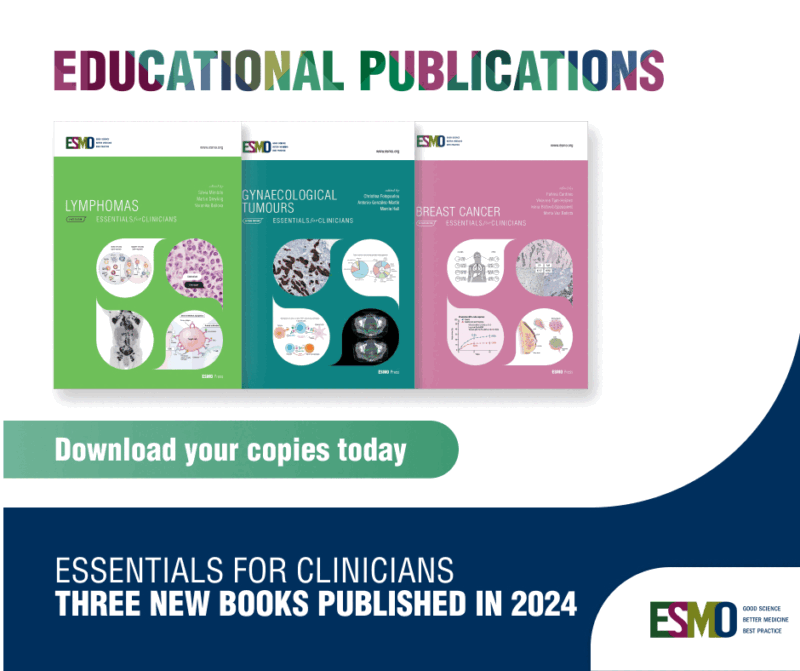 3 New books were published in ESMO Essentials for Clinicians series last year