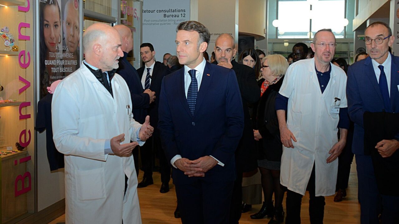 Fabrice Barlesi: The President of the French Republic lays the 1st stone of the new research building in Gustave Roussy