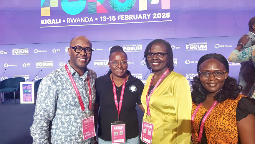 Prisca Githuka: Pleasure catching up with ⁦Githinji Gitahi on day 1 of NCDAF2025