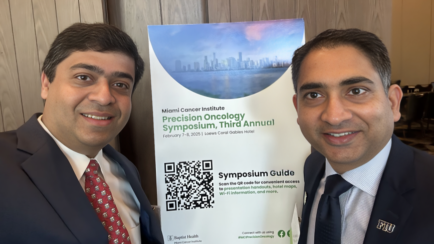 Vivek Subbiah: Excited to arrive at the Baptist Health Miami Cancer Institute Precision Oncology Symposium