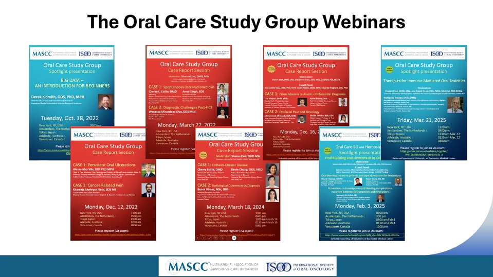 Oral Care Study series by MASCC