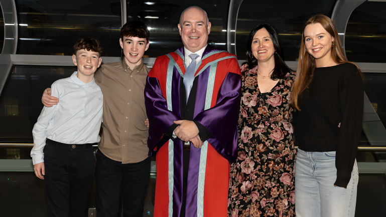 Gerry Hanna: Delighted to celebrate my inaugural lecture at Trinity St James’s Cancer Institute