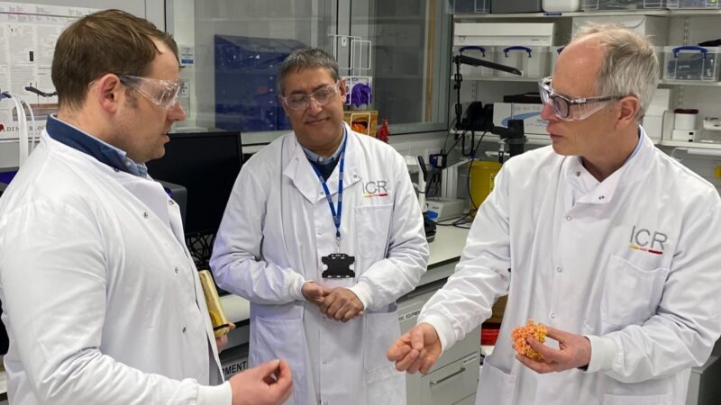 The Institute of Cancer Research hosted MP Luke Taylor at the Sutton campus