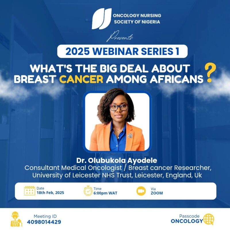 What's the Big Deal about Breast Cancer among Africans? - Oncology Nursing Society of Nigeria