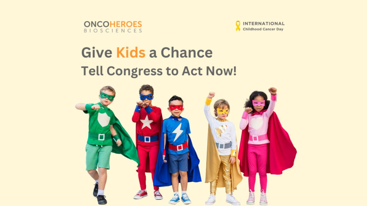 International Childhood Cancer Day: a day to stand up for kids battling cancer worldwide – Oncoheroes Biosciences