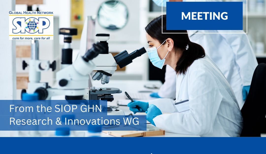 The first meeting of SIOP GHN Research and Innovation Working Group in 2025