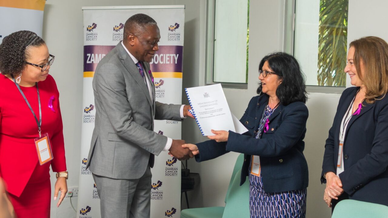 Marking the launch of ATOM Coalition initiatives in Zambia – UICC