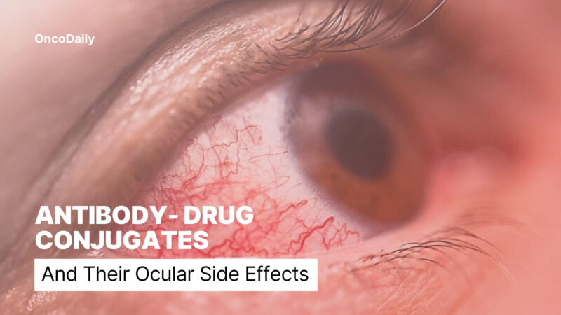 Antibody drug conjugates ocular side effects