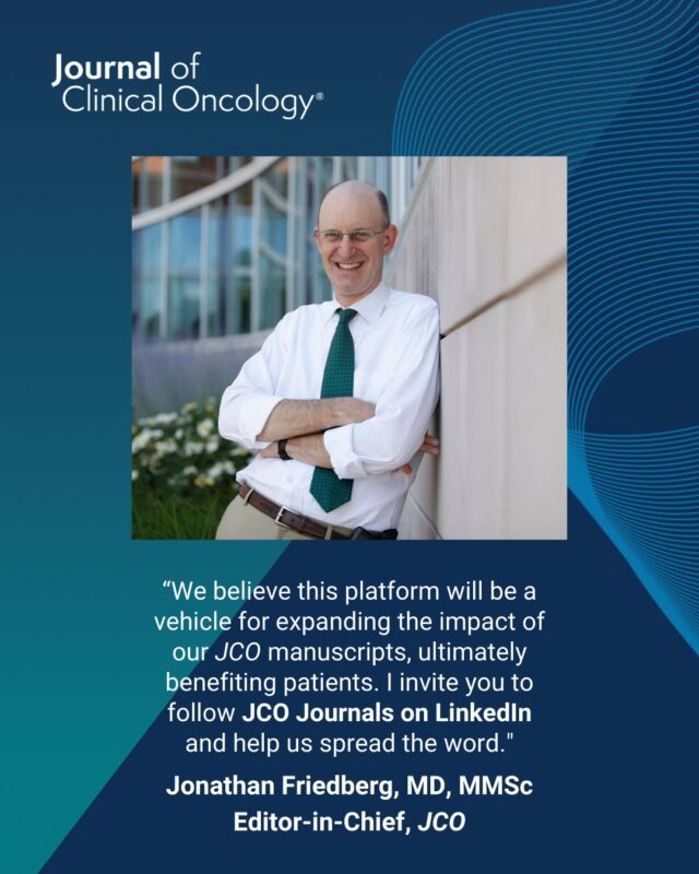 The launch of the official JCO Journals LinkedIn page