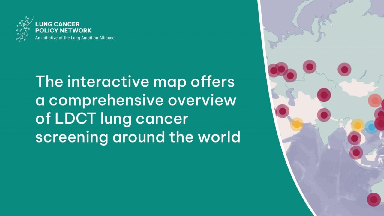 Global map of lung cancer trials and LDCT screening – Lung Cancer Policy Network