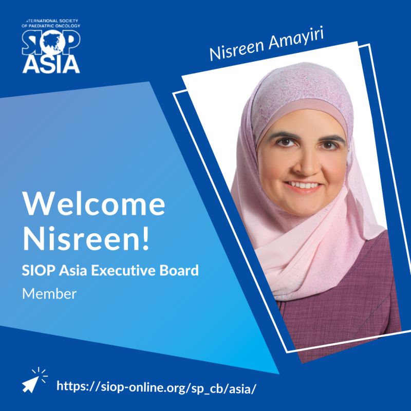 Nisreen Amayiri is appointed as SIOP Asia Executive Board Member