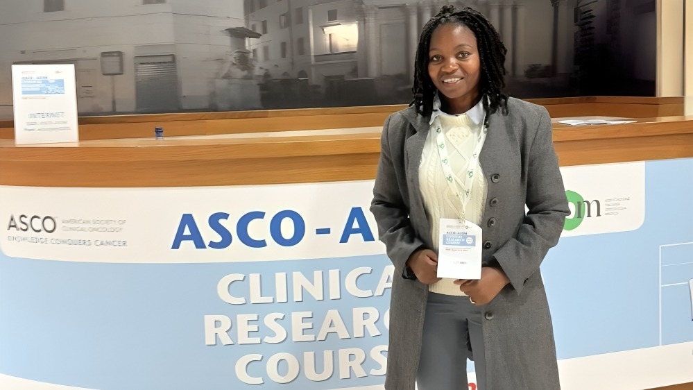 Laina Iiyambo: Happy to have attended the ASCO-AIOM Course