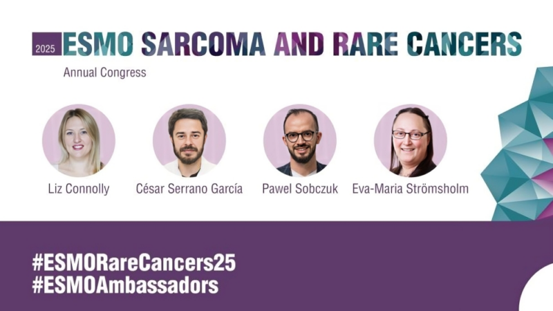 The ESMO Ambassadors team for the Sarcoma and Rare Cancers Congress 2025