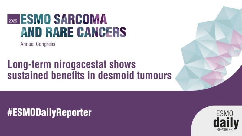 Nirogacestat shows lasting benefits for desmoid tumors – ESMO