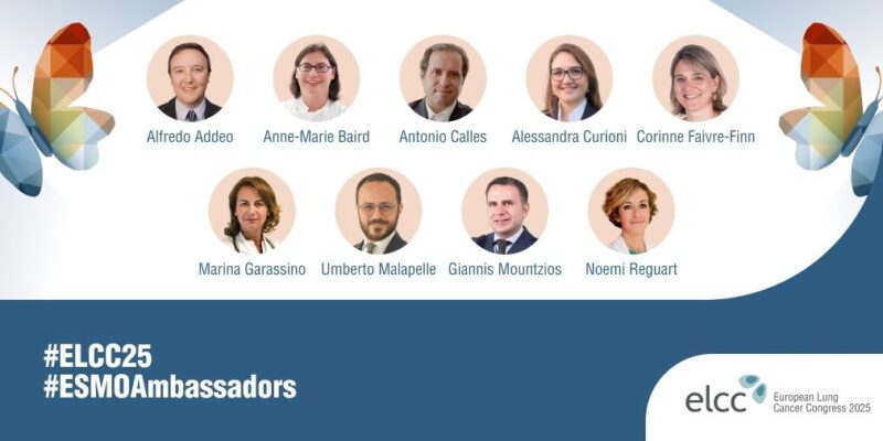 ESMO has just announced the ESMO Ambassadors for this year’s ELCC – LuCE