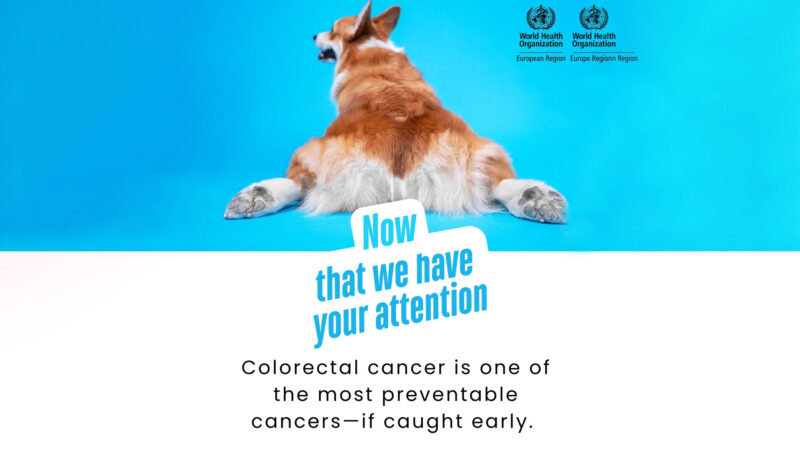 WHO Takes a Creative Leap in Raising Awareness for Colorectal Cancer