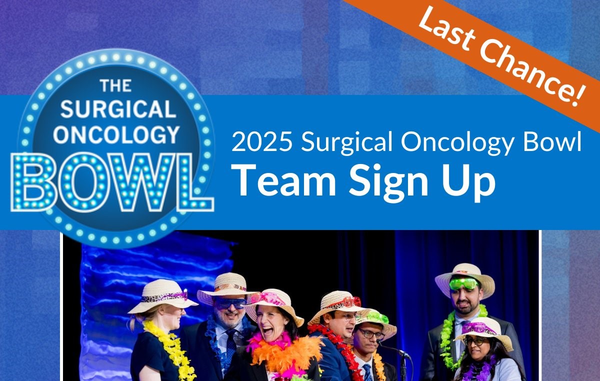 Final reminder for the 2025 Surgical Oncology Bowl – Society of Surgical Oncology