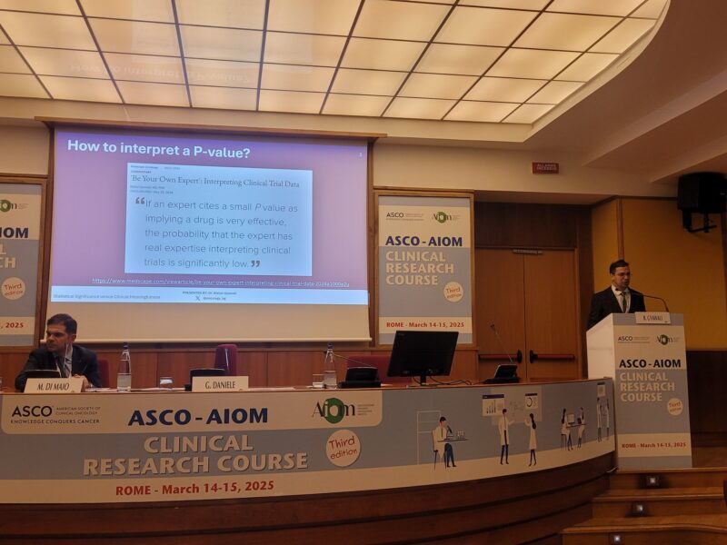 Muharrem Coşkunpınar: A great talk from Bishal Gyawali at ASCO-AIOM CRC