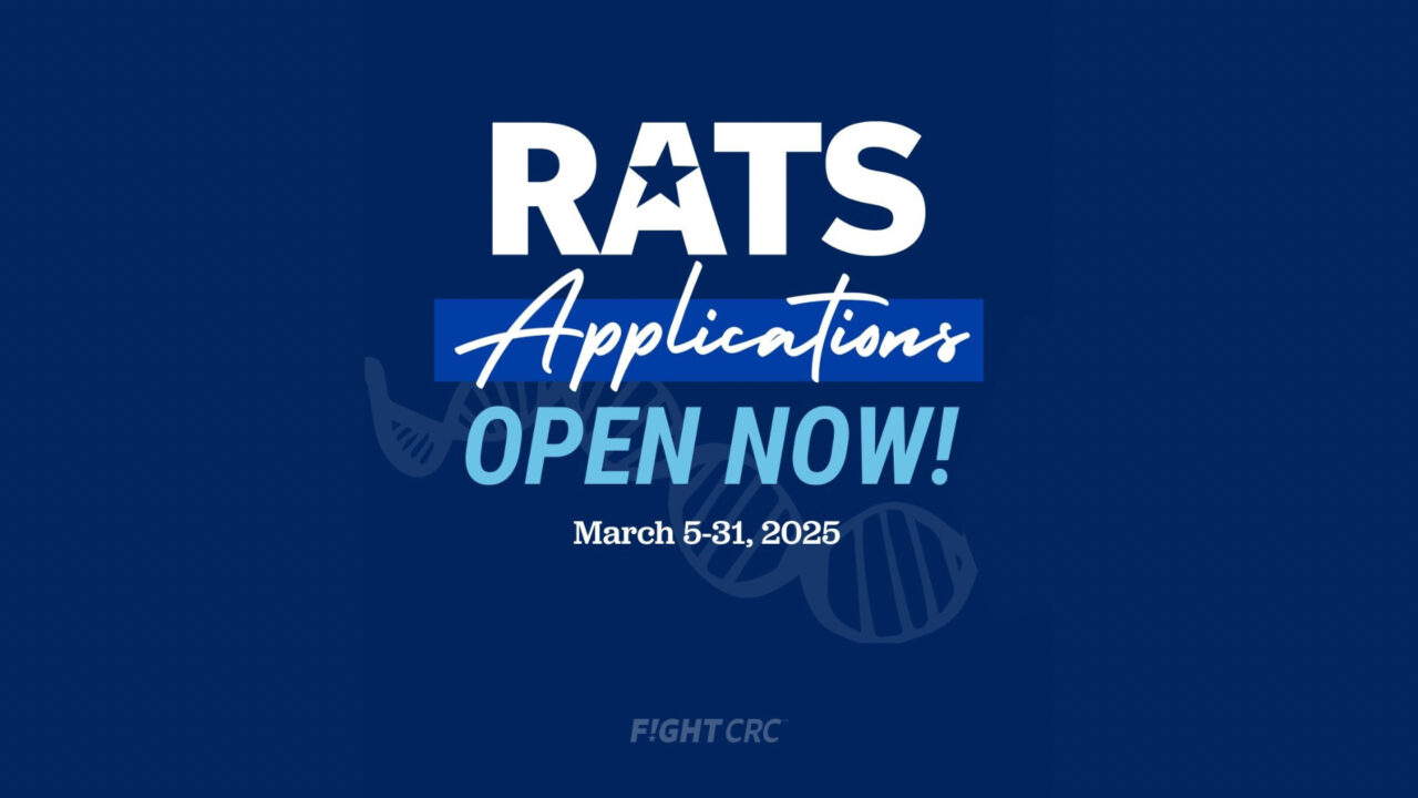 RATS applications are open – Fight Colorectal Cancer