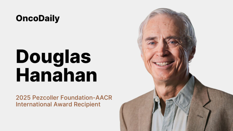 Douglas Hanahan was Honored with the 2025 Pezcoller Foundation-AACR International Award for Extraordinary Cancer Research