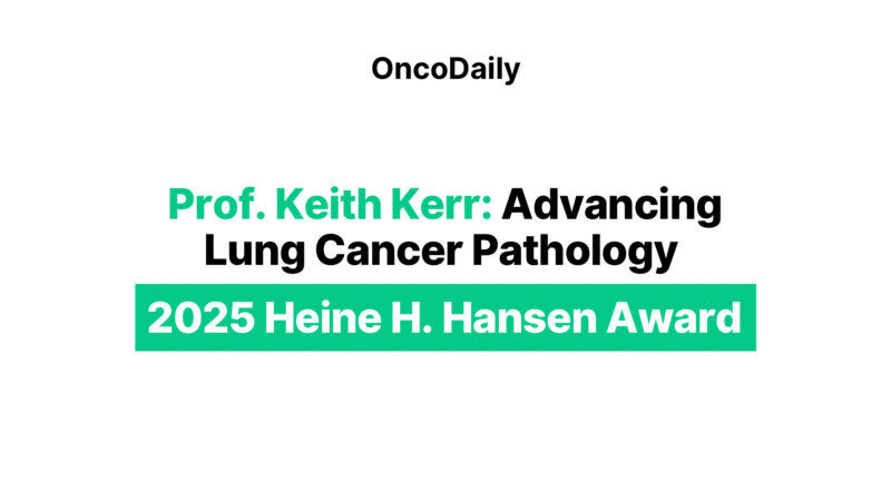 Prof. Keith Kerr: Advancing Lung Cancer Pathology – 2025 Heine H. Hansen Award