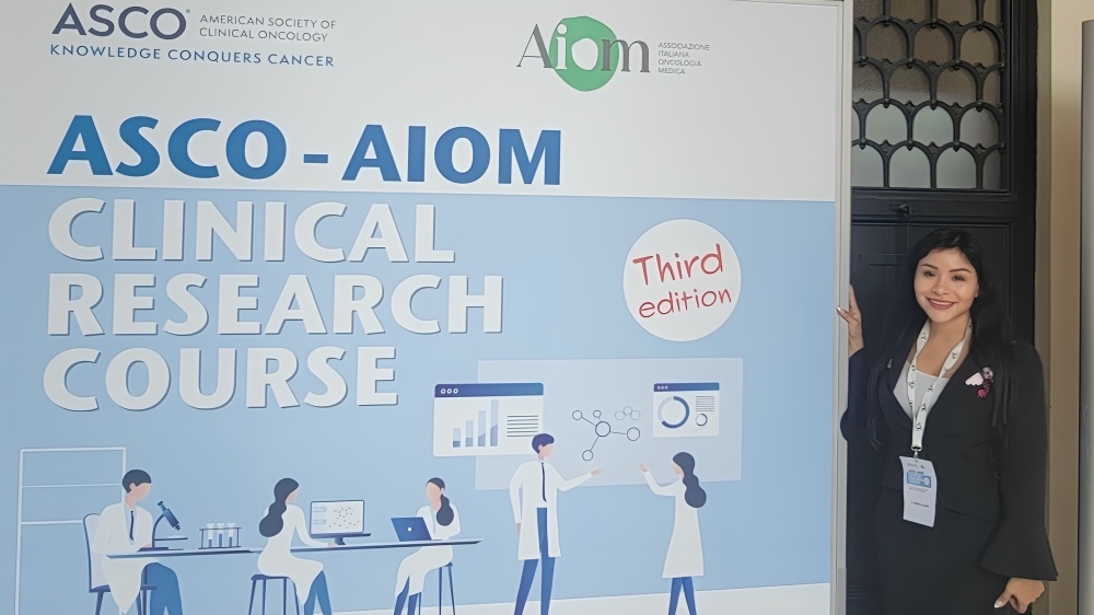 Andrea Anampa-Guzmán: Fantastic time at the ASCO AIOM Clinical Research Course